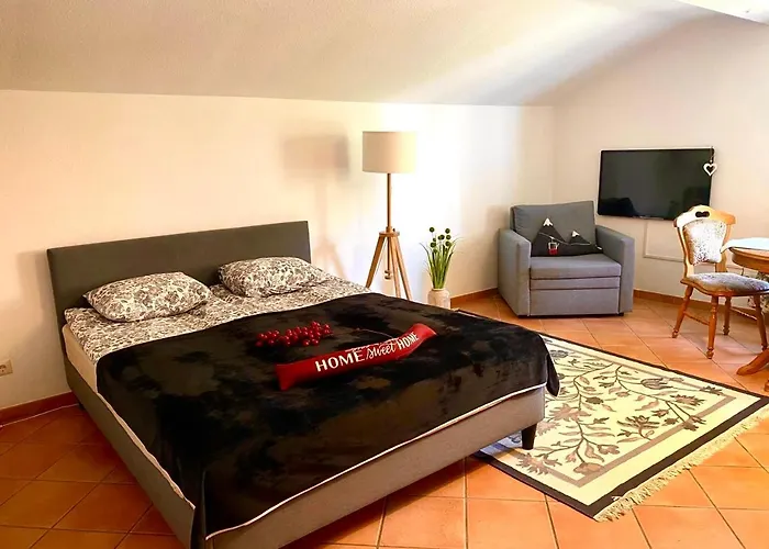 Apartment mit Bergblick in bayerischen Alpen